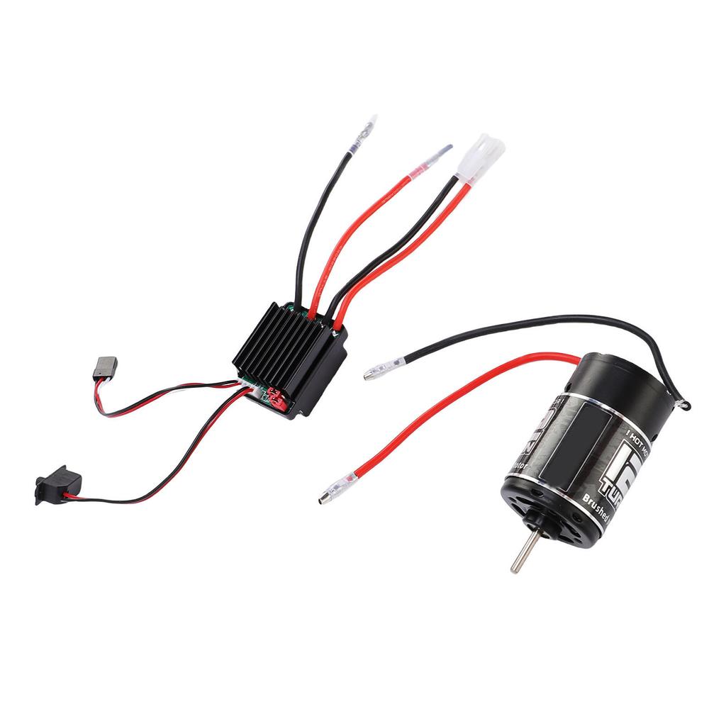 RC 550 12T Brushed Motor BEC 5V2A with 320A ESC High Torsion Brushed Motor for RC Cars Boats