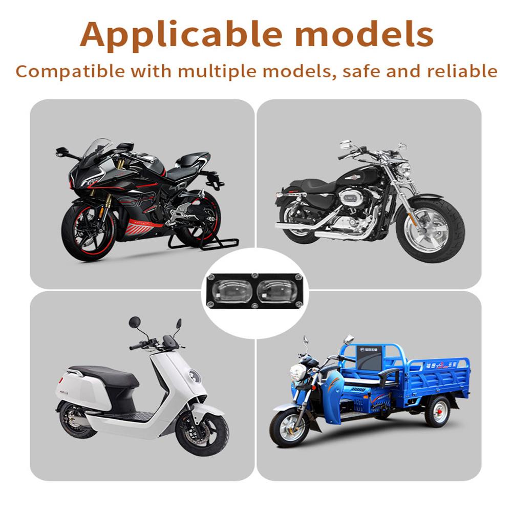 V72 2-LED Motorcycle Fog Light High Power Waterproof LED Headlight for Off-Road Truck SUV