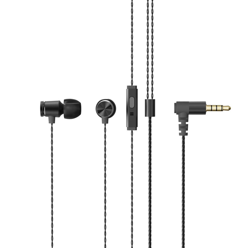 ATWO TONESPHERE E30T Wired Premium Audio Titanium ENC Noise Deep Bass Earphones, In-Ear, High-Resolution Compatible, Drivers, Cancellation, Built-in