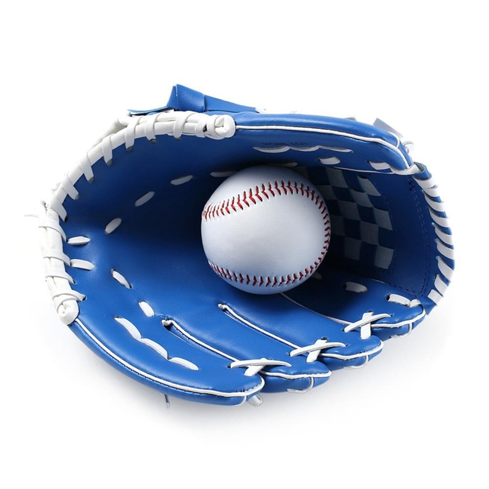 Guanto da Softball in Pelle Sintetica da 10,5-12,5 Pollici, Guanto da Baseball, Guanto da Baseball, Allenamento Baseball