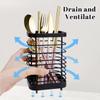 Draining Hole Base Kitchen Cutlery Holder Stainless Steel Chopstick Drying Racks  Spoons