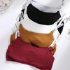 Southeast Asia Strap Backless Bandeau Top with Chest Pads - Comfortable Back Buckle Bra for Girls