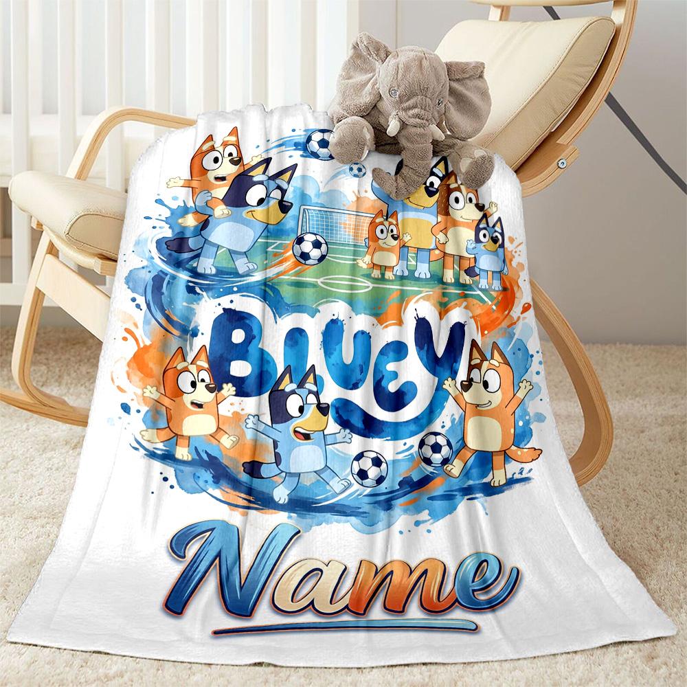 Football Fun Friends Customize Your Name Blanket Lightweight Customizable Blanket Durable Comfort Throw For Home Decor Bedding Picnics Bed