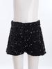 Kids Sparkling Velvet Shorts Elastic Waistband Sequins for Jazz Dance Stage Competition Wear