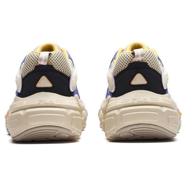 Fila Et Fabric Synthetic Leather Round Toe Lace-Up Sports Low-Top Casual Shoes Women sneakers Pink Black F12W312120FTB