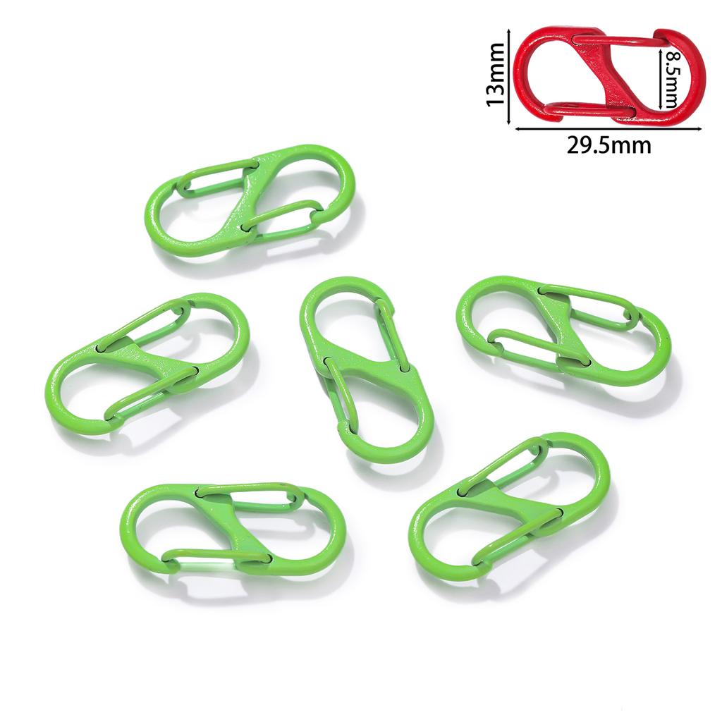 5Pcs/lot Colorful S Shape Spring Clasp End Clasps Hooks Chain Connectors For Bracelet Necklace DIY Jewelry Making Supplies