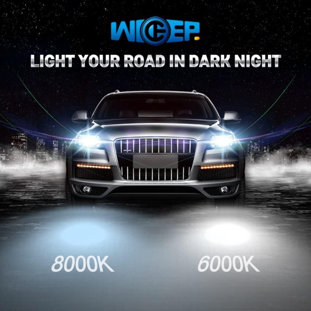 D4S High And Low Beam, 6000K 35W HID Replacement Headlight Bulbs For 66440 42402 42402WX, 2 Pcs