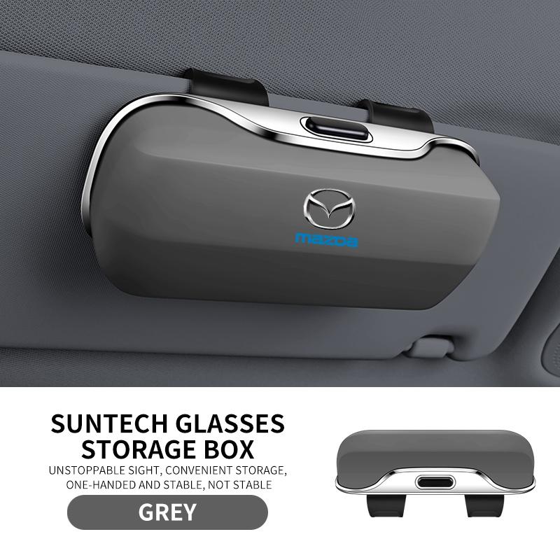 Exclusive for Mazda 3 6 CX5 Cx8 CX9 CX30 CX50 CX70 CX90 RX7 RX9 MX5 MX30 Sunglasses Holder Sun Visor Clip On ABS Eyeglass Case