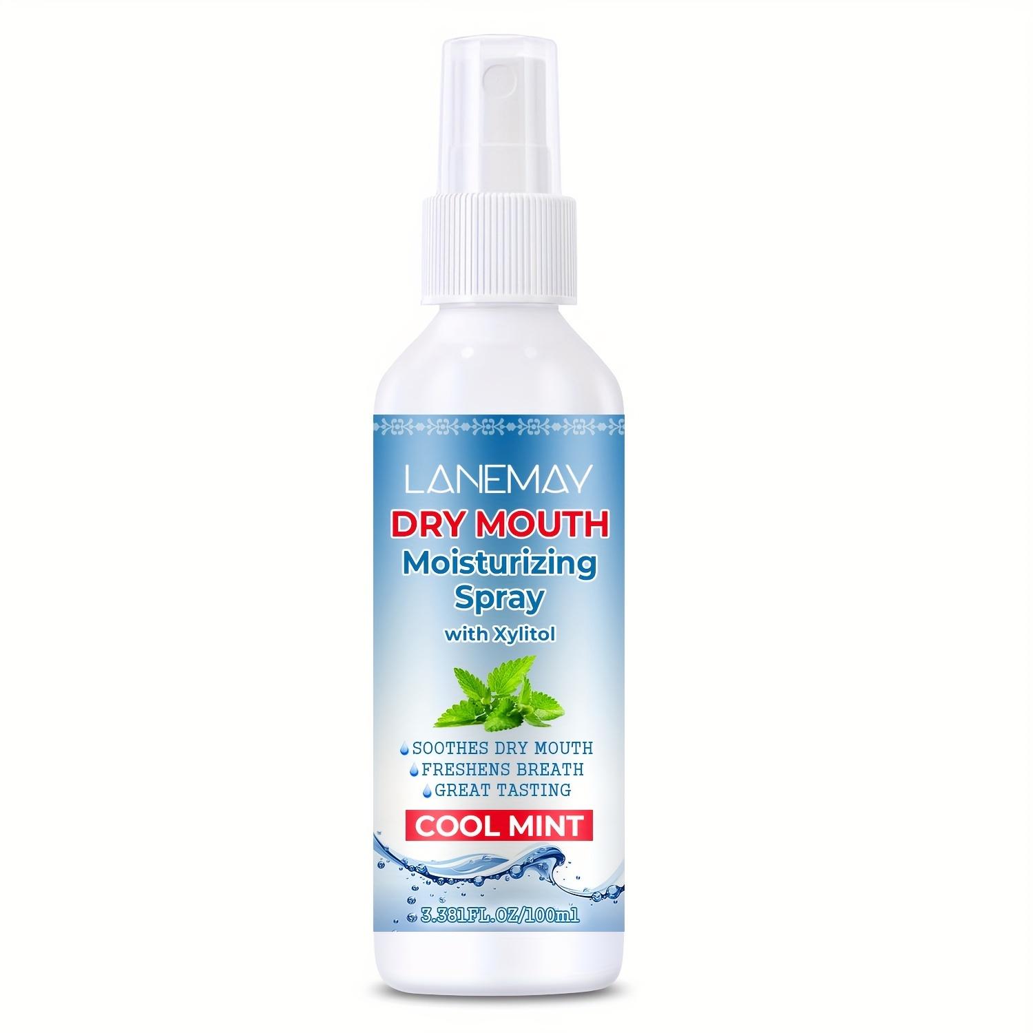 Moisturizing Dry Mouth Spray - Protects Oral Tissues, Refreshing Mint Mouthwash & Breath Freshener - Mild Mouthwash for Dry Mouth Relief 100ml