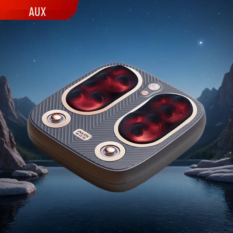 AUX Bionic Kneading Foot & Leg Massager with Heat Therapy