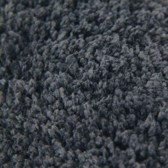 Tapis salon à poils longs toucher laineux bleu cendré 120x170