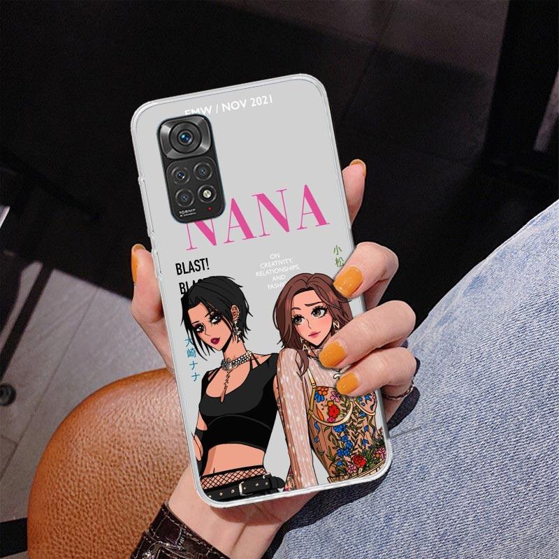 NaNa Osaki Anime Phone Case For Xiaomi Redmi Note 15 14 13 12S 12 11 Pro Plus 14S 11S 11E 10 10S 11T 5G Personalized Cover Redmi