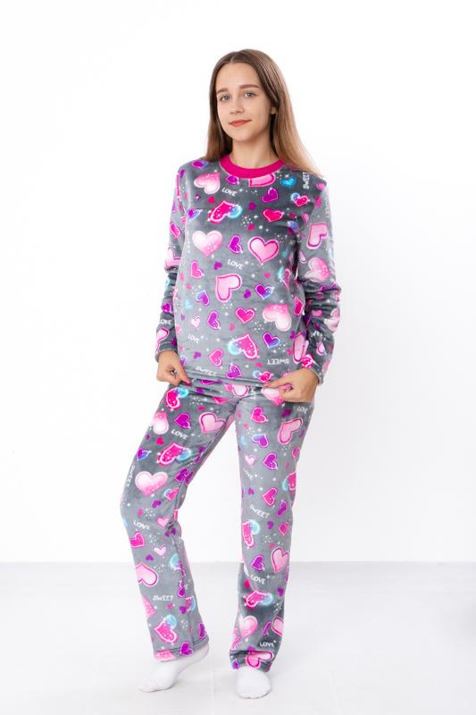 Cozy Girls’ Sleepwear – Soft Velsoft Fabric & Bright Prints, Winter 6079-035-2-1 HC