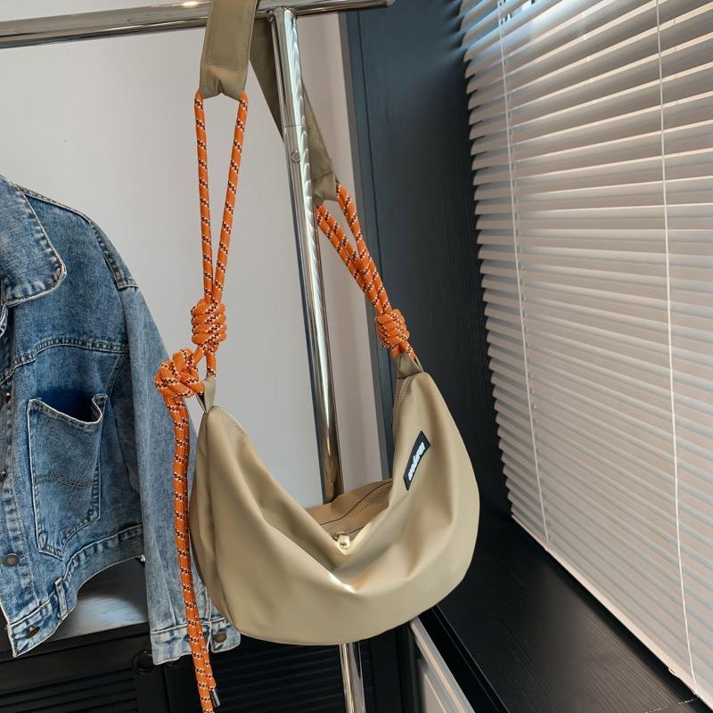 Men's and Women's Nylon Cloth Bags, Student Shoulder Crossbody Bags, Lightweight Couple Leisure Backpacks