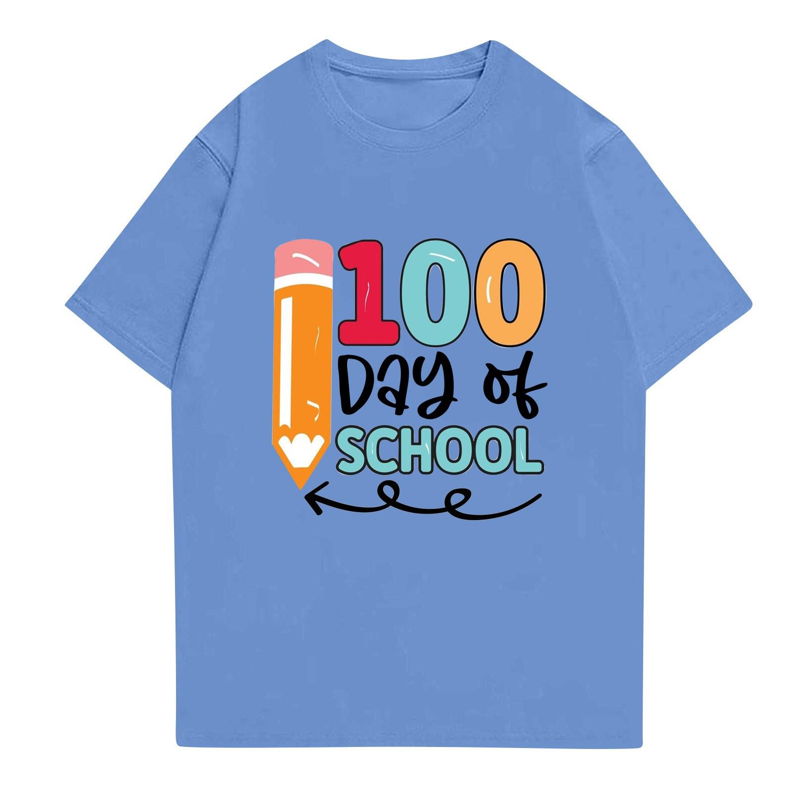 

Жіноча літня мода повсякденний принт круглий виріз короткий рукав топ блузка M