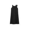 Women's Summer 2024 French Spaghetti Strap Sleeveless Dress - Casual, Loose, and Slimming
