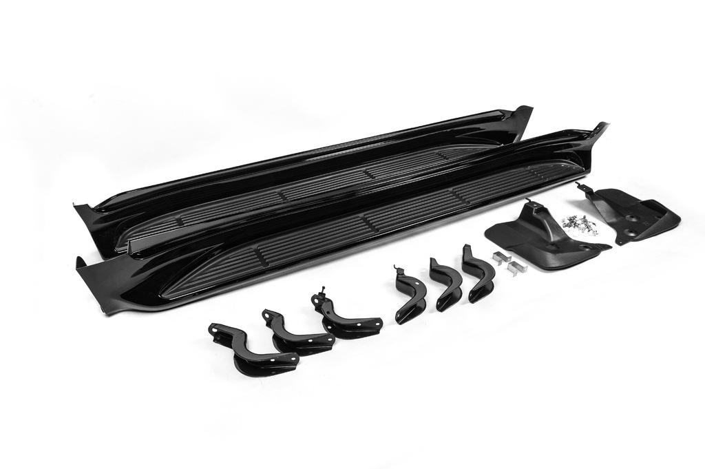 

Боковые пороги (2015-2021) Белый цвет для Toyota Land Cruiser 200