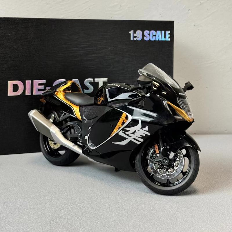 1:9 Suzuki Hayabusa GSX-1300R Legierung Motorrad Druckgussmodell Simulation Sammlung Schmuckstück Trendige Dekoration Geschenk Für Kinder