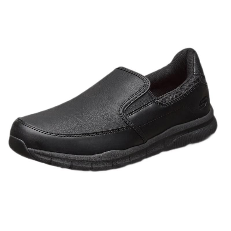 Мужские повседневные слипоны Skechers 77157 7 чёрный