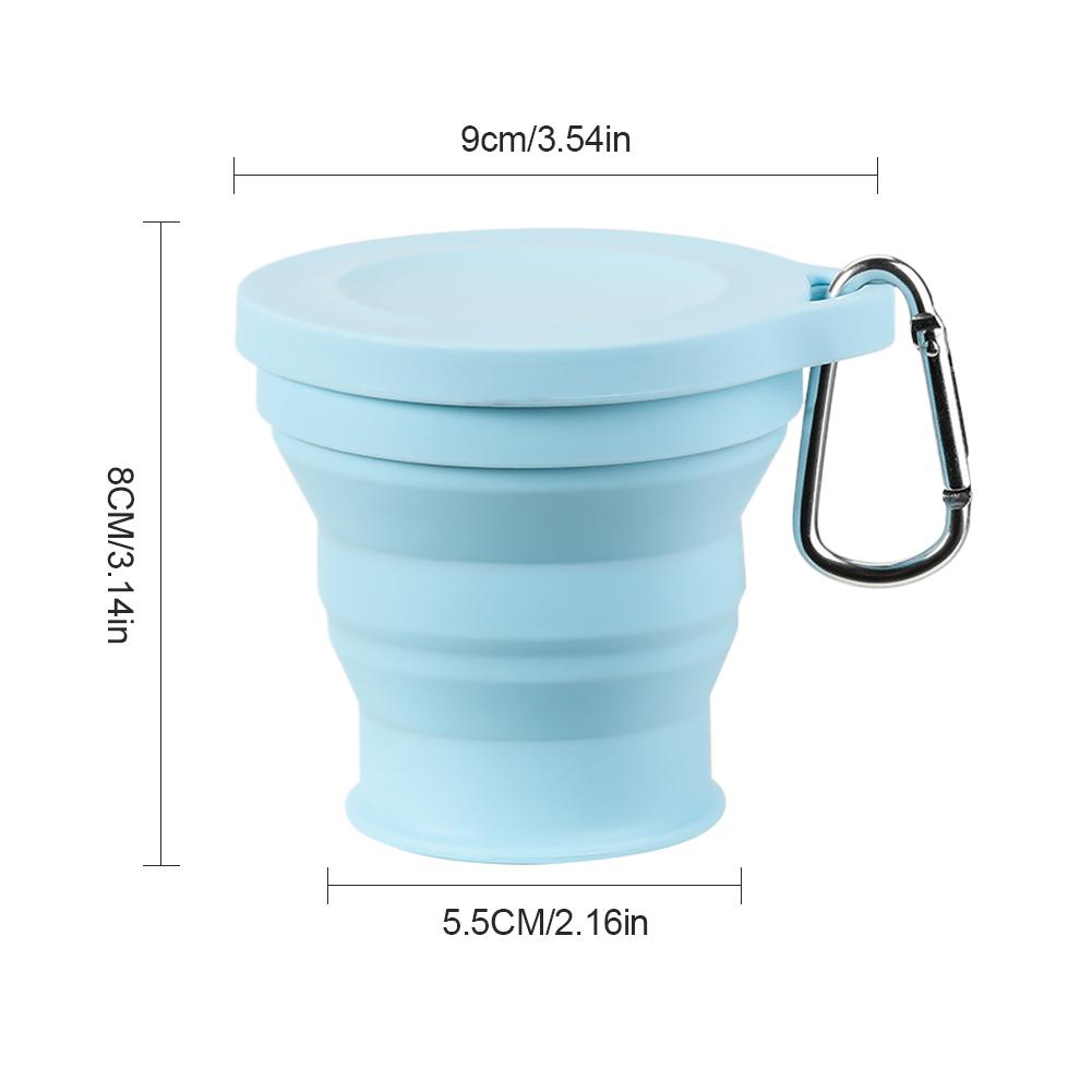 

Складной силиконовый чайник для кемпинга, портативный набор посуды для кемпинга, мини-кипятильник для рыбалки, барбекю, пикника