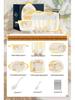 Mo De Lan Ka Cream Ceramic Dinnerware Set
