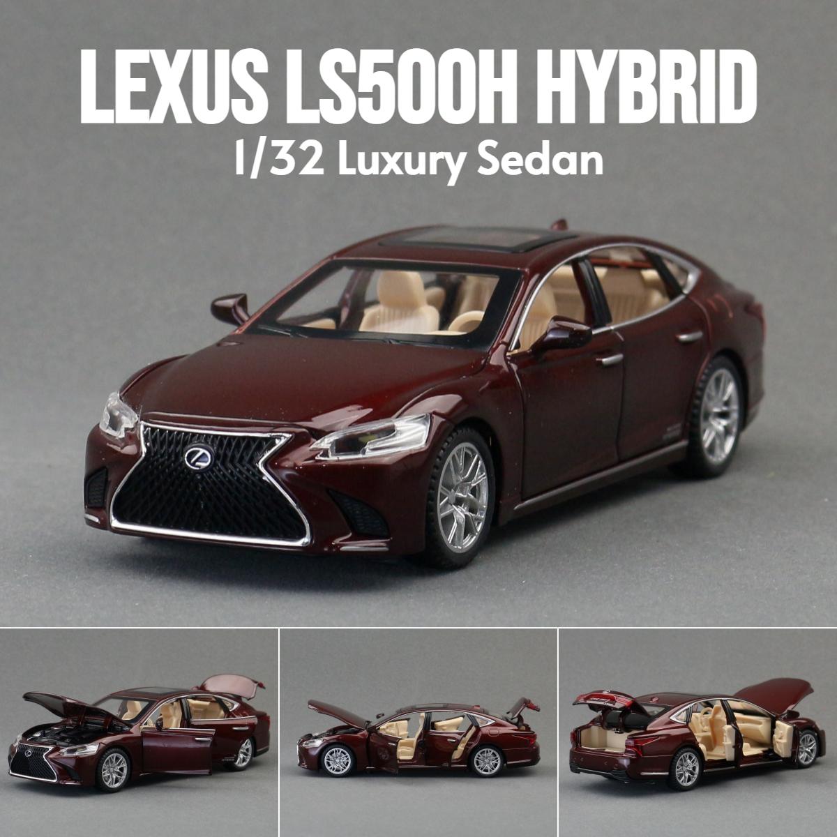 

1:32 LS500H Модель автомобиля из сплава Литые под давлением и игрушечные транспортные средства Металлическая модель автомобиля Высокая симуляция Продвинутая модель автомобиля Предметы коллекционирования бордовый