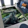 Classic Jurassic Park Dinosaur Movie Tyrannosaurus Rex Rug for Bedroom Living Room Sofa Home Doormat Decor,Non-slip Floor Mat
