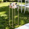 Wedding Flower Stand, 10PCS 80cm Column Flower Stand, Floral Stands with Hidden Screw, Rectangular Cubic Floral Display Rack for Wedding, Party,