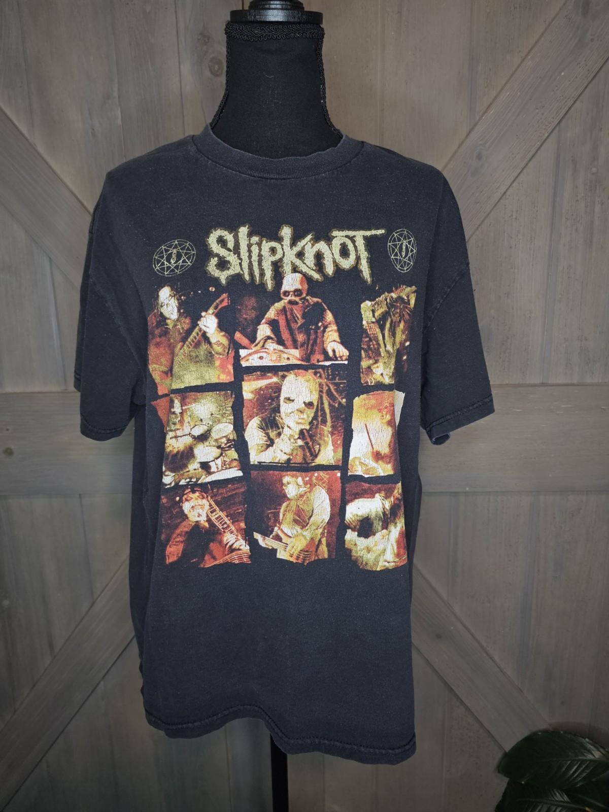 Винтажная футболка Slipknot с принтом Tennessee River 2003 г., размер L M