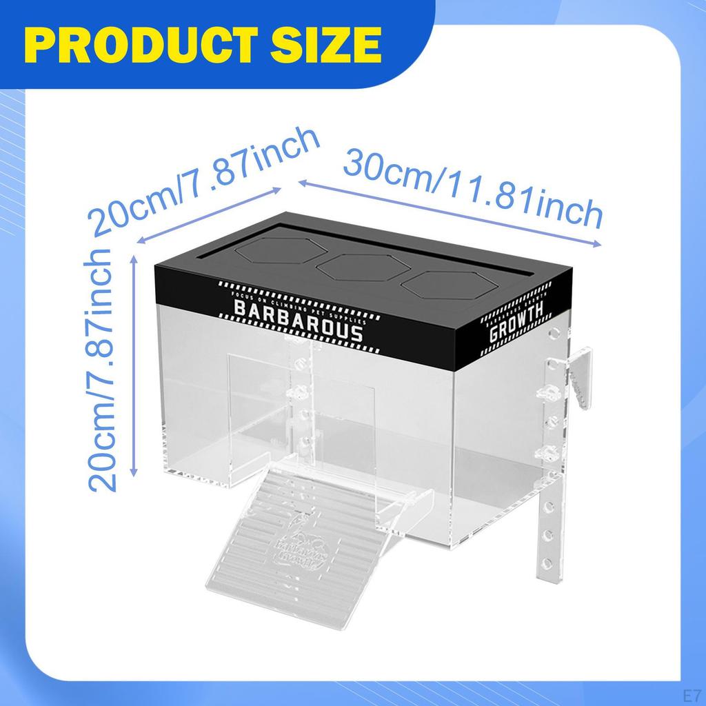 Aquatic Turtle Basking Area with Lid and Dock Setup