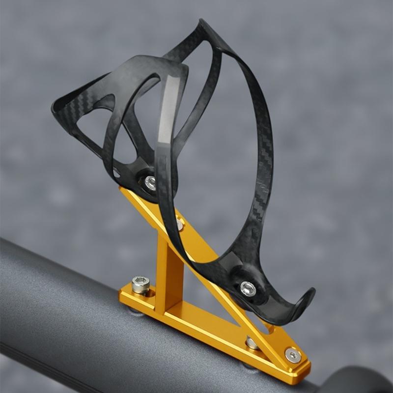 Folding Bike Bottle Cage Adapters Water Bottle Cage Mounting Base Bicycles Kettles Rack Mount Conversion Seat Easy to Use