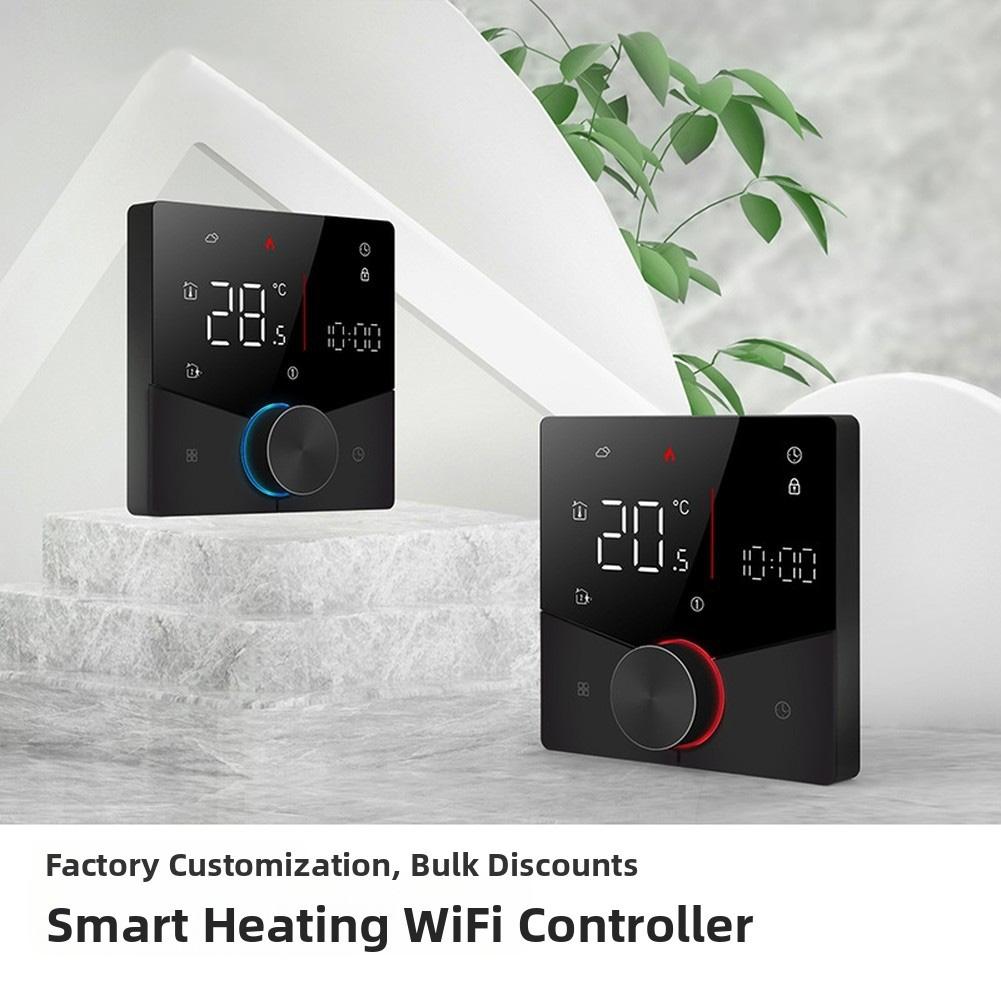 WiFi Floor Heating Thermostat with Remote Control for Electric Water Boiler Heating Systems and Energy Efficient Operation