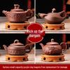 Purple Clay Zhu Ni Ceramic Kung Fu Teapot with Filter - Small Household Tea Maker Set