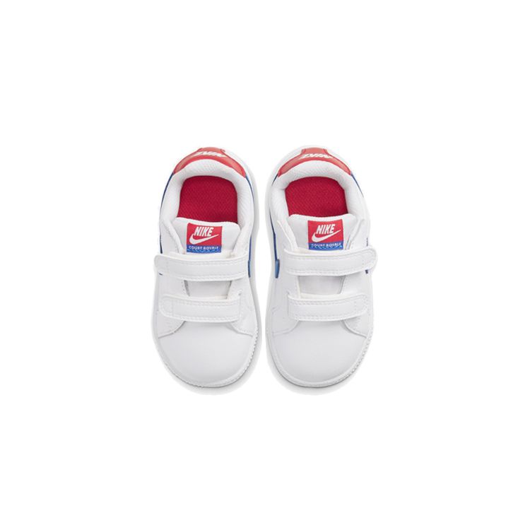 Nike Classic Versatile Non-Slip Durable Low-Top Walking Shoes Baby Shoes White Blue Red 833537-109
