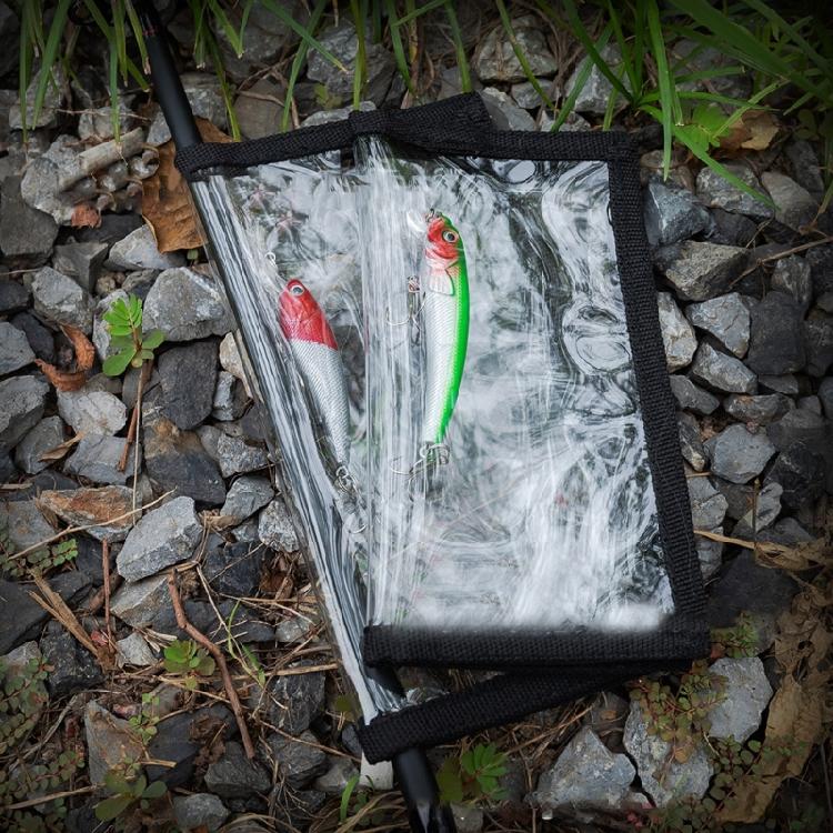 Clear PVC Fishing Lure Cover Fishing Lure Wrap Protective Fishing Hook Cover Fishing Crankbaits Spoons Fishing Baits Bag