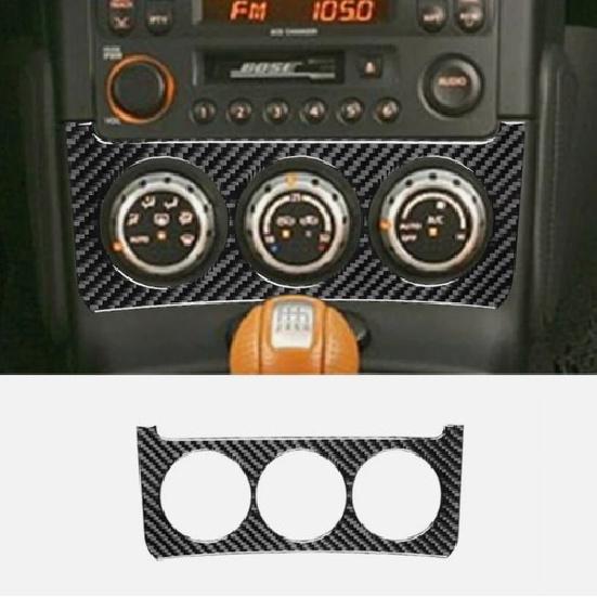 Для Nissan 350Z 2006-2009 Накладка на консоль климат-контроля из углеродного волокна