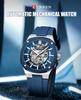 CURREN 8485 Men's Casual Skeleton Mechanical Watch