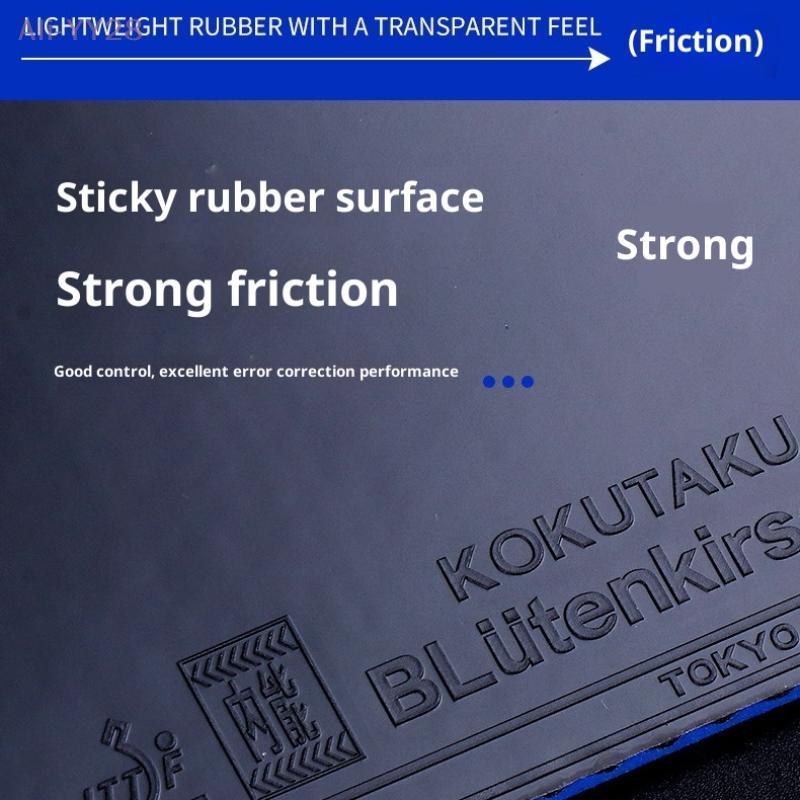 {DODOA} Table Tennis Rubber High Density Ping Pong Rubber For Table Tennis Racket Film High Spin & Speed for Forehand/Backhand