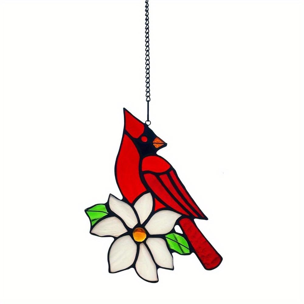 1ks Červenka obecná lapač slunce Křišťálový lapač krystalů Okenní závěs Barevné ozdoby Vhodné jako dárky pro přátele, rodinu a páry