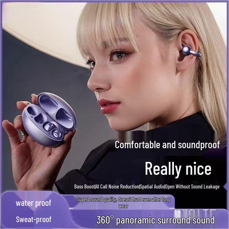 2025 Wireless Open-Ear Air Conduction Bluetooth Headphones for Huawei/Apple with Ultra-Long Battery Life and Sports Compatibility