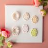 Embossed Mold Jewelry Making Mold Oval Shape Cutting Die DIY Polymer Clay Cutter  Jewelry Making