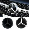 1 Piece 20.5cm The Front Grille Star Logo Badge Mirror Bottom 3D ABS Logo for Mercedes-Benz W253 GLE/GLC/GLS/CTS-class 2016-2018