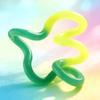 Tangle Fidget Toy Electroplated Temperature Sensitive Color Changing Luminous Stress Relief Focus Aid For Adults Office Gifts