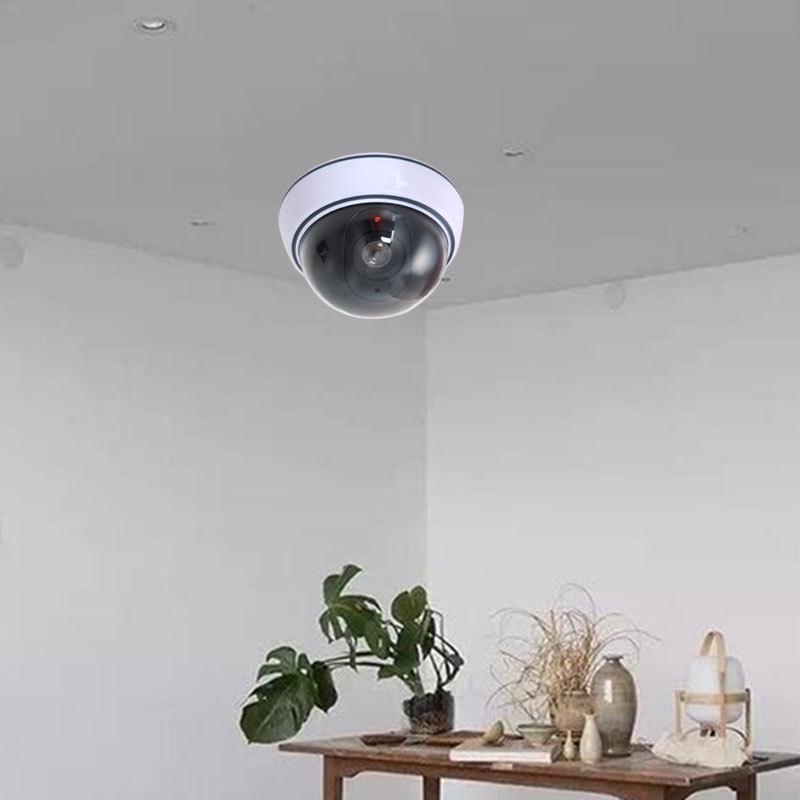 Simulation Camera Simulation Monitor Fake Monitor Anti-theft Wall Gate Decoration Fake Camera with Lights