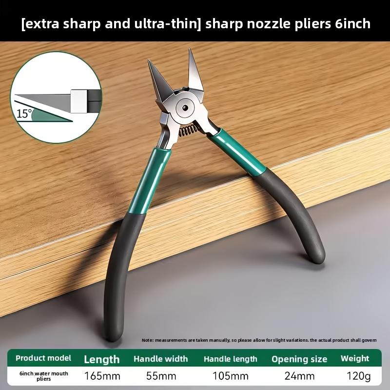 Industrial Wire Cutting Tool with Tapered Tip Design Side Cutter Clippers for Delicate Electrical Installations Pliers Cutter