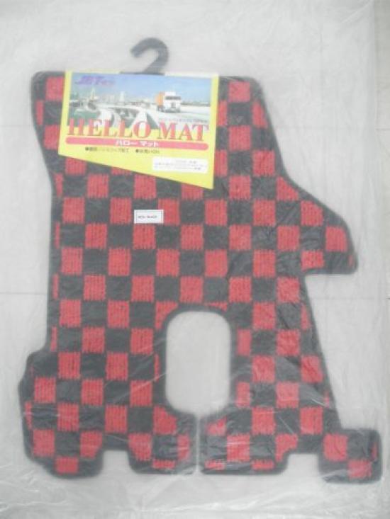 

JET INOUE Floor Mat Plaid NEW Profile R 523282 Red/Black чёрный