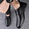 Fashion 2024 New Mens Oxfords Shoes Male Comfortable Outdoor Flats Genuine Leather Men Casual Office Shoes Handmade Men Lace-Up Footwear