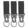 Tactical Nylon Webbing Buckle Carabiner Hook EDC Molle Backpack Belt Clip Keychain Hanger For Outdoor Climbing Camping