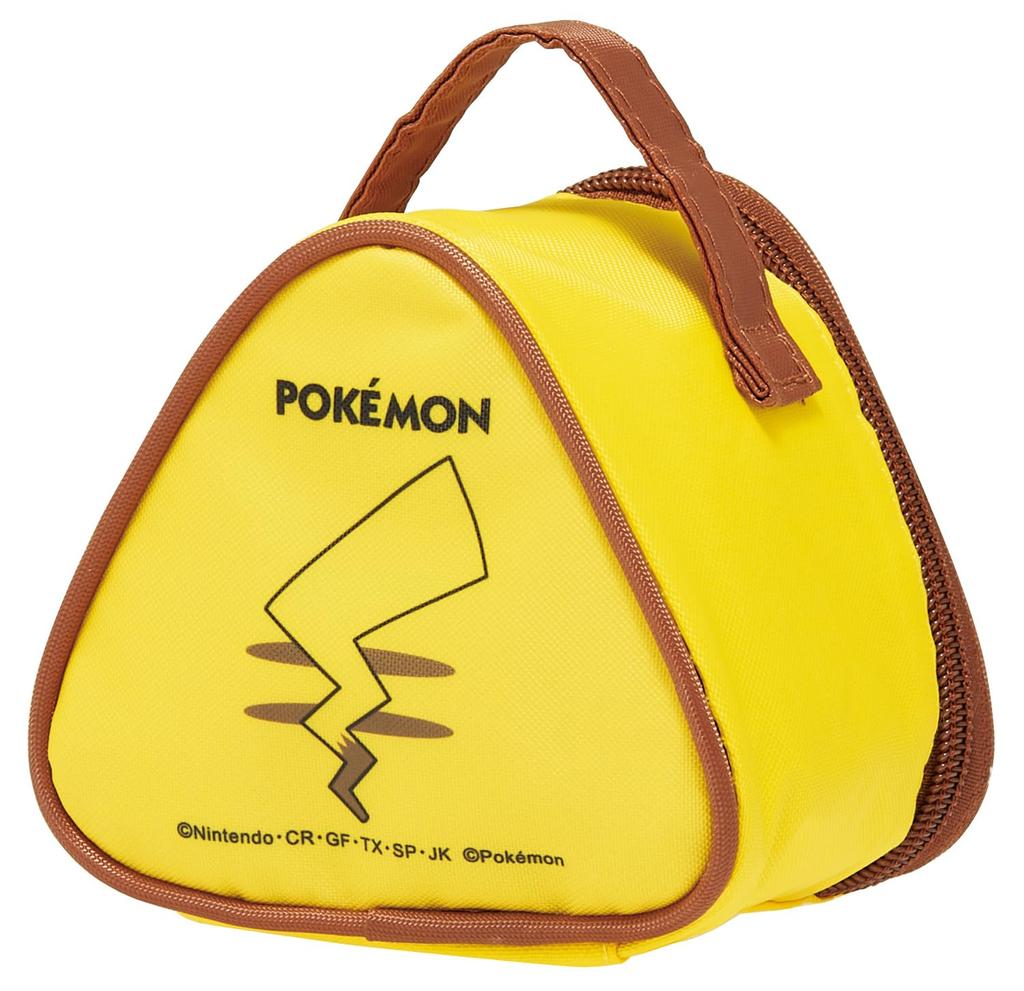 Skater Insulated Rice Ball Shaped Lunch Bag Pokemon Pikachu Face 23 KONC2 -