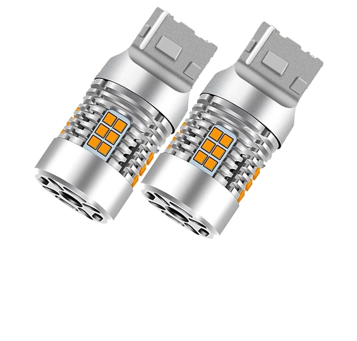 OTORAM Compatible T20 LED Turn Signal Bulbs for New Daihatsu Move and Subaru Hyper Flash Cooling Fan Pack of 2 Stella, Prevention, Built-in Resistor,